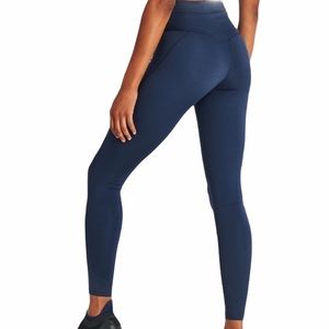 Girlfriend Collective High Rise Leggings Blue